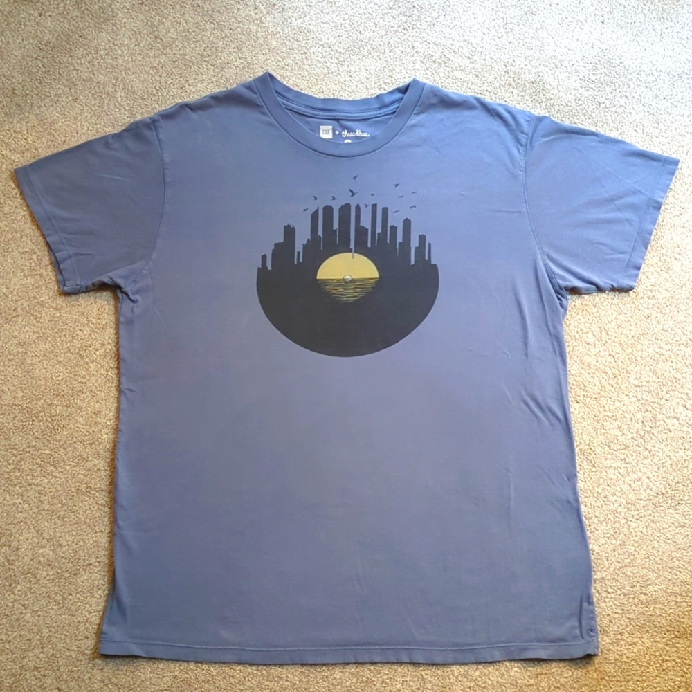 Gap x Threadless Vinyl City Graphic Short Sleeve Shirt
